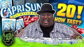 The 20 Capri Sun Roaring Waters Wild Cherry Speedrun (Water Chug Weds)