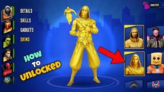 spider fighter 3 New Hidden Golden skin || How to Unlocked
