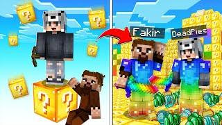 TEK ŞANS BLOKTA MİLYONER OLDUK - Minecraft