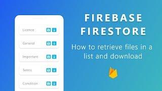 How to download files from Firebase Storage to Android device using RecyclerView | Simple tutorial