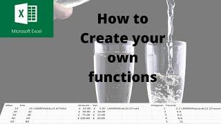 Create your own functions in Excel. Use Lambda in Microsoft Excel