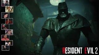 Реакция Летсплейщиков на Тирана в Resident Evil 2 Remake