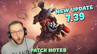 HUGE NEW DOTA UPDATE! 7.39 PATCH NOTES