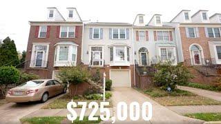 TOUR this $725,000 Mews Community Alexandria Virginia Townhouse