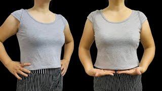 You Will Be Surprised With The Results Of Treating A Croptop | Sewing Experience