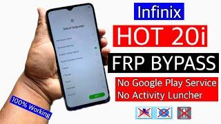 Infinix Hot 20i Frp Bypass/Unlock Google Account lock || infinix hot 20i unlock frp android 12 ||