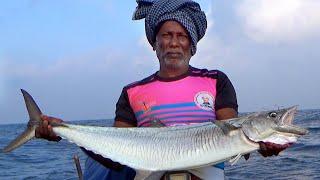 Slow Trolling Monster Kingfish Catching at OffShore - Red Grouper Fish