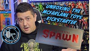 McFarlane Toys KICKSTARTER Medieval Spawn Unboxing and Review!