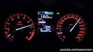 2016 Subaru WRX STI 300 HP 0-100 km/h & 0-100 mph Acceleration