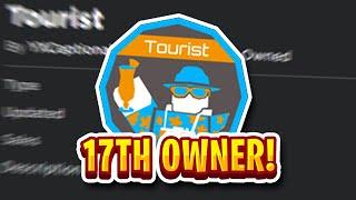 How I got the ORANGE HALO and TOURIST BADGE in TOWER OF HELL! (17th owner) | Roblox ToH