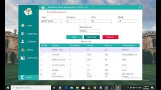 Hardware Shop Management System Using C#.Net and SQL Server