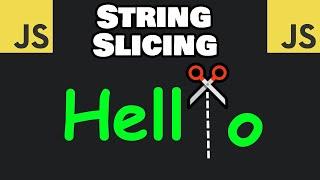 Learn JavaScript STRING SLICING in 8 minutes! ️