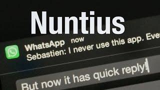 New Tweak: Nuntius (QuickReply for WhatsApp)