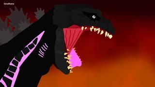 Legendary Godzilla vs Shin Godzilla   DinoMania   Godzilla Cartoons 2019