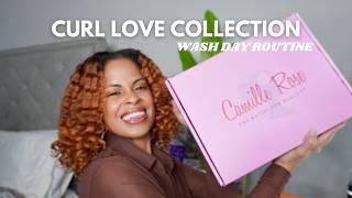 Wash Day Routine: Trying The NEW Camille Rose Curl Love Trio Products!