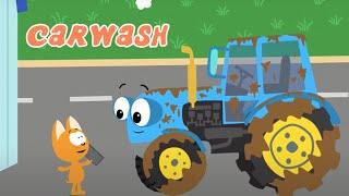 CARWASH  Meow Meow Kitty Song  Popular nursery rhymes