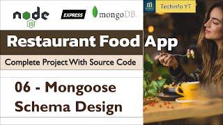 Mongoose Schema Design for User Nodejs Restaurant project | Node js Project | Master node js 2024