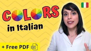 How to Use COLORS in Italian Like a Native!  Easy Guide for Beginners