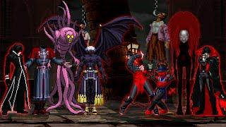 KOF MUGEN: Terror Bosses Team VS Satanic Bosses Team!!!