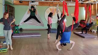 Aerial Yoga Training Course in Rihsikesh India - Aadi Yoga School
