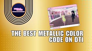 What Is The Best Metallic Color Code On Dress To Impress? Here's What They Are (Color Code Tutorial)