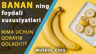 Bananning foydali xususiyatlari, Nima uchun qorayib qolishi!