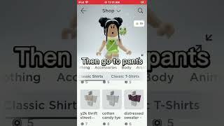 How to get free clothing in Roblox… #shorts #roblox