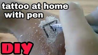 How To Make Permanent Like TATTOO With PEN At Home (DIY) 2021