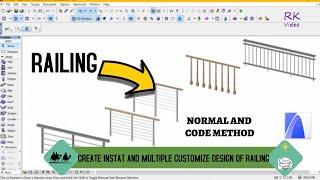 | Archicad Tutorial | - Create Instant Multiple Design Of Railing within 10 minutes