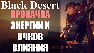 Прокачка энергии и очков влияния в Black Desert