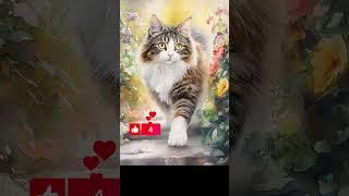 고양이 그림 (Cat picture, Картина с котом, Image de chat, Katzenbild, 猫の絵, 猫的画, बिल्ली की तस्वीर)