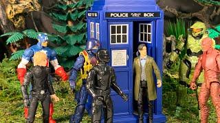 Doctor Who Spin and Fly TARDIS 1:18 scale vehicle toy review