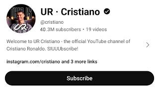 Cristiano Ronaldo Official Channel | UR Cristiano | Cristiano Ronaldo Channel | Cr7 Official Channel