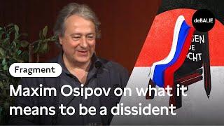 Writer Maxim Osipov on what it means to be a dissident | Fragment