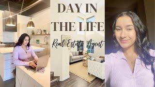 DAY IN THE LIFE OF A NEW REAL ESTATE AGENT// 19 YEAR OLD AGENT// BUSY DAY IN THE LIFE