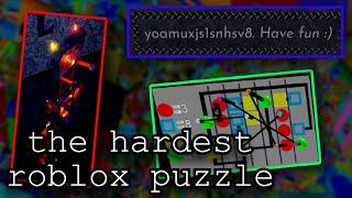 The Hardest Roblox Puzzle Ever