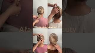 "4 Easy Updos with ONE Claw Clip!  5-Second Hairstyles!"