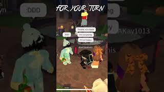 Suprising a Fan in Murder Mystery #roblox #mm2 #murdermystery2