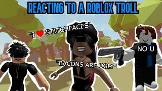 REACTING to a *TYPICAL* ROBLOX troll - w. LtDoge