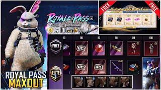 NEW ROYAL PASS MAXED FREE UPGRADE GUN AND MATERIALS