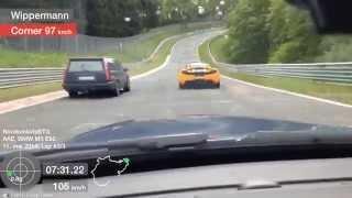 E92 m3 vs Volvo 850 Nürburgring