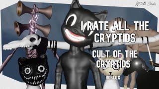 RATING all CRYPTIDS in Cult of the Cryptids Roblox [NEW]