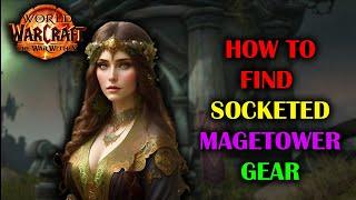 How to Identify and buy Socketed Magetower Items | Guide | The War Within Season 1 11.0.5