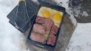 NEW (Do-it-All!) "Dutch Oven?" 5-WAY Bushcraft Cast Iron Cooker by Firebox for G2 5" Classic Stove