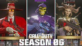 ALL Season 6 Bundles Showcase & Dates (Skeletor, Alucard, Zombie, Ash & MORE!) - Modern Warfare 2