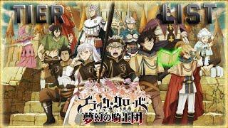 Let's Talk: Early-August Tier List || Black Clover Phantom Knights JP