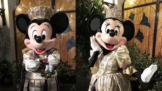 Mickey & Minnie Mouse Meet Us in Mardi Gras Costumes, New Orleans Square at Disneyland Special Event
