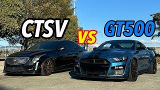 Jr V3 CTSV vs My GT500 “STREETS OF MEXICO”