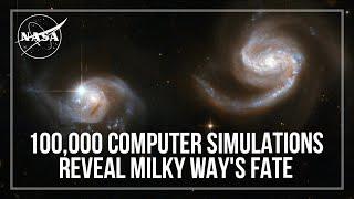 100,000 Computer Simulations Reveal Milky Way's Fate