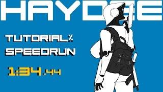 Haydee - Tutorial% Speedrun - 1:34.44